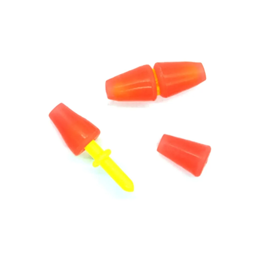 INFOF 200pcs/lot Carp Fishing Swivels Silica Gel Line Clip Connector Tackle Tool Accessories | Спорт и развлечения