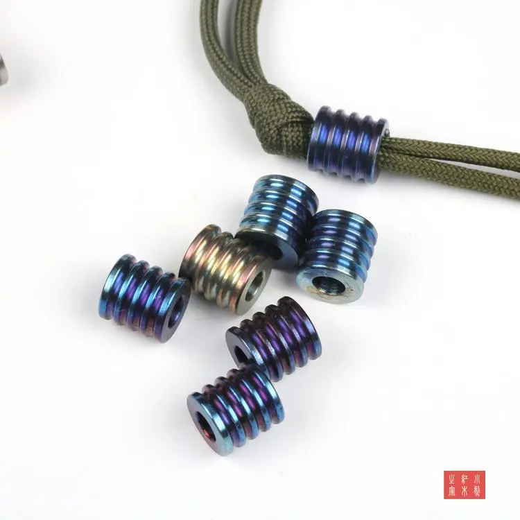 EDC нож DIY ремешок кулон запеченный синий шарик (CNC ремесла) диаметр телефона