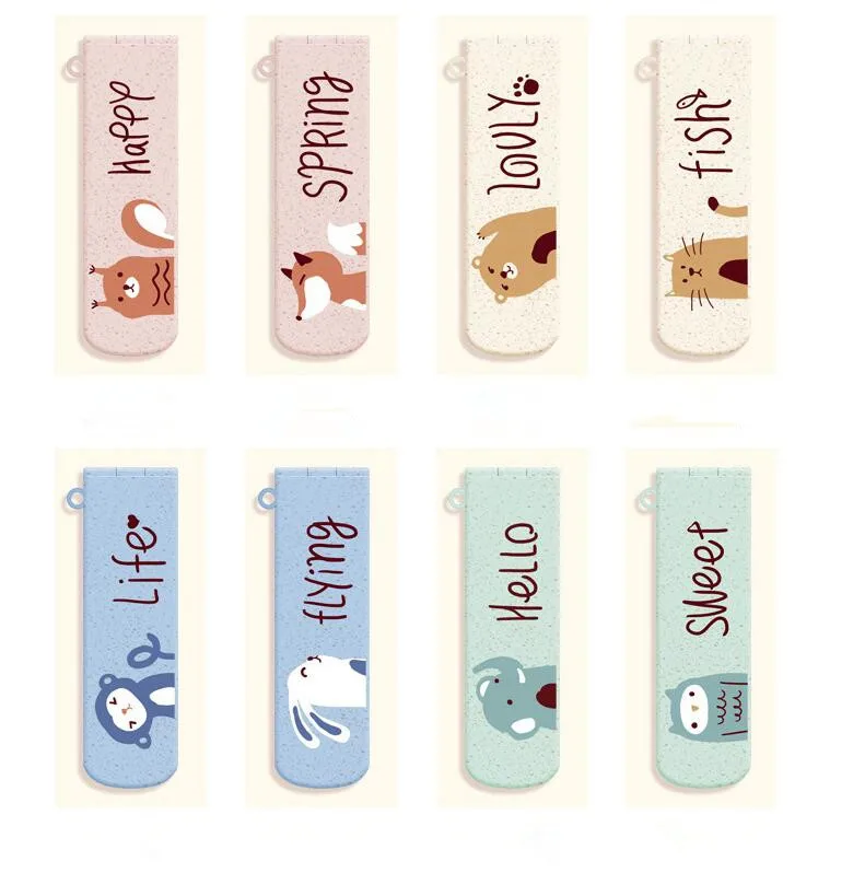 1PC Cute Cartoon Folding Comb With Mirror Hair Brushes For Baby Girls Travel Accessories Portable Folding Mini Combs