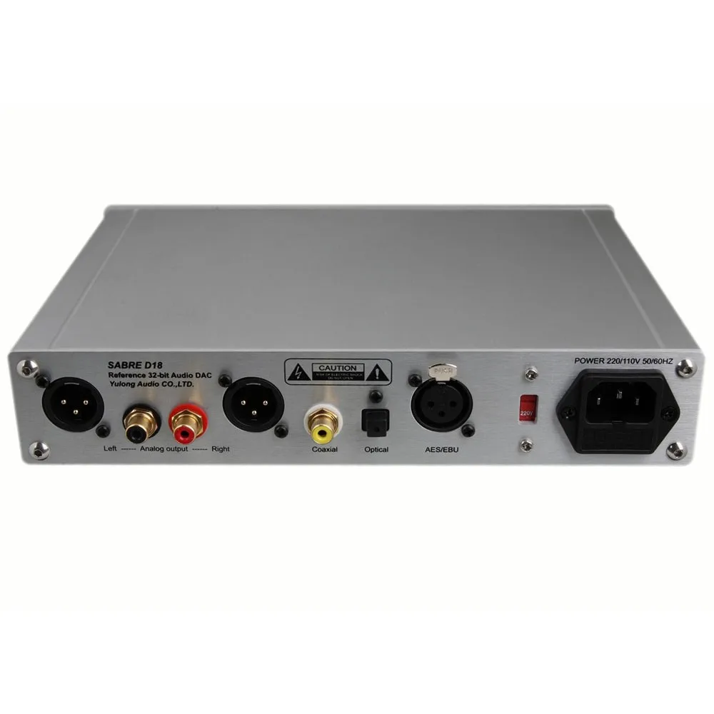 Цифровой сигнал Yulong SABRE D18 32 бит/500 кГц DAC ESS9018 оптический коаксиальный AES/EBU