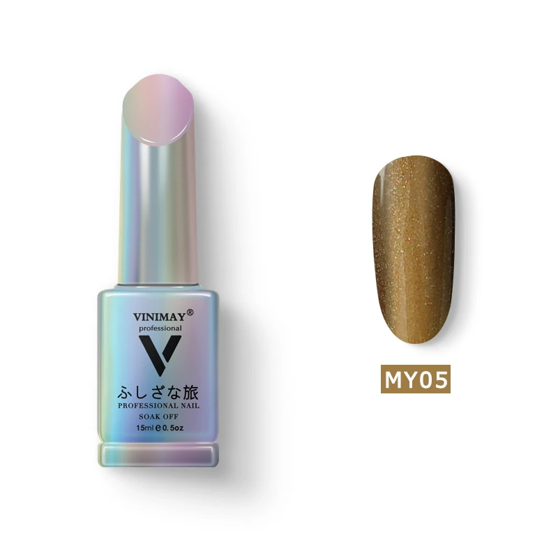 MY05 VINIMAY Гель-лак для ногтей "кошачий глаз" vernis полуперманентный УФ-гель для ногтей лак-праймер впитывающийся Гель-лак для ногтей Полировочный Гель для маникюра - Цвет: MY05