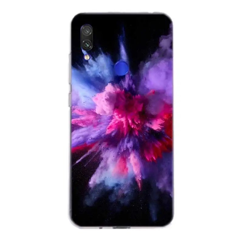 Цветной дымчатый чехол для Xiaomi Xiomi redmi Note 7 Pro 6 5 Plus 4 4A 4X 5A 6A S2 силиконовый из ТПУ с