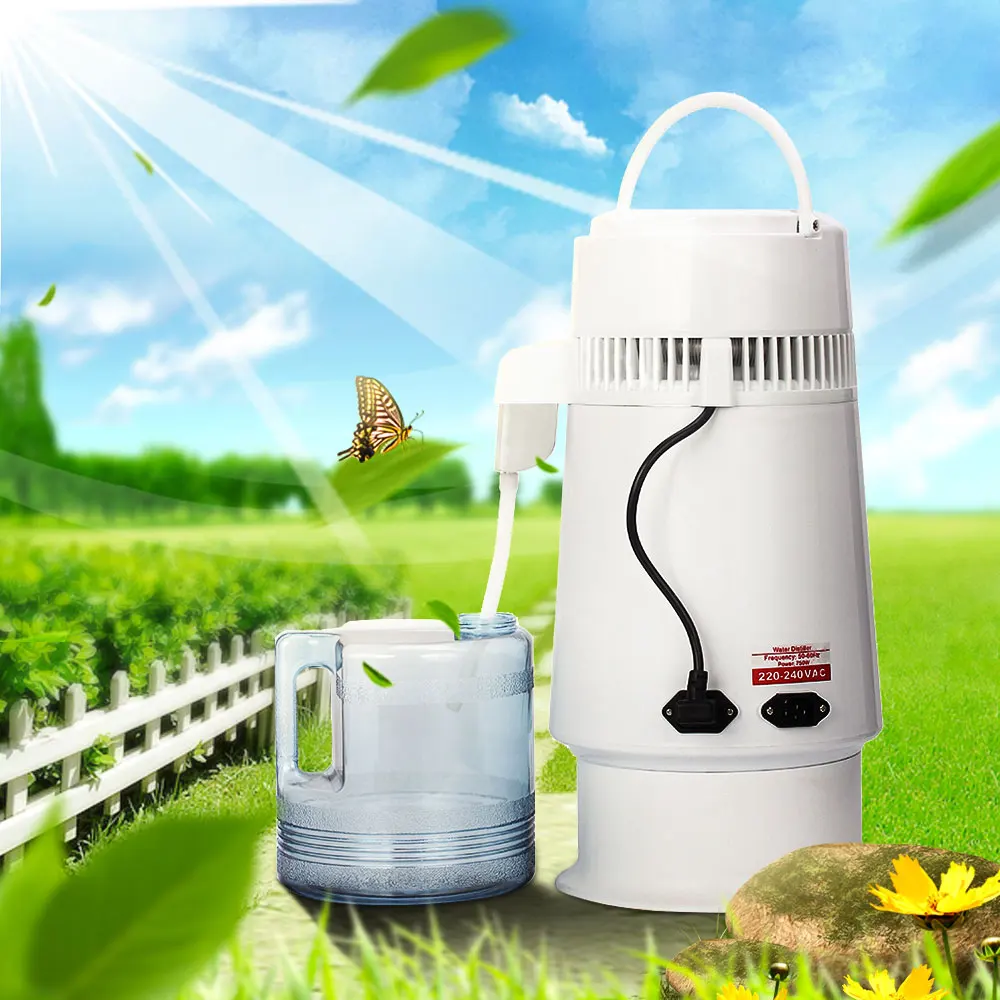 

4L Household Moonshine Water Alcohol Distiller Machine Pure Water Filters Distilled Distillation Purifier Boiler Brewing Bottle