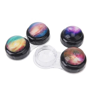 1 шт. портативный футляр для контактных линз чехол для путешествий пластиковый контейнер для ухода за глазами