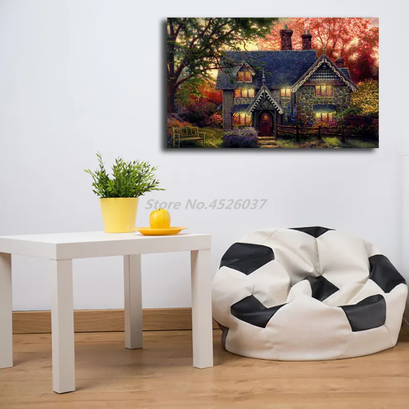 Настенные художественные плакаты Thomas Kinkade картины с изображением воспоминаний