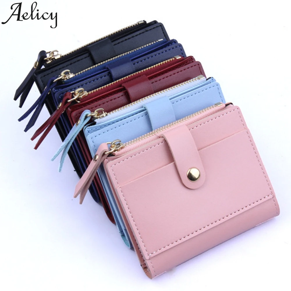 Aelicy Модные женские милые кошельки и сумки карамельных цветов кошелек для