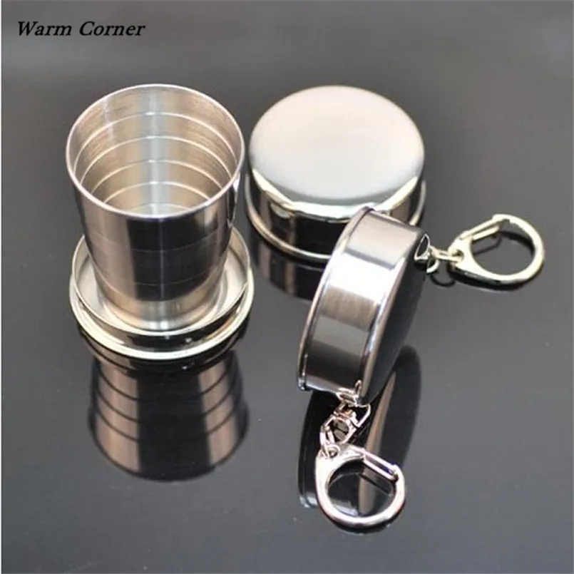 2017 телескопическое складное кольцо для ключей из нержавеющей стали высокое