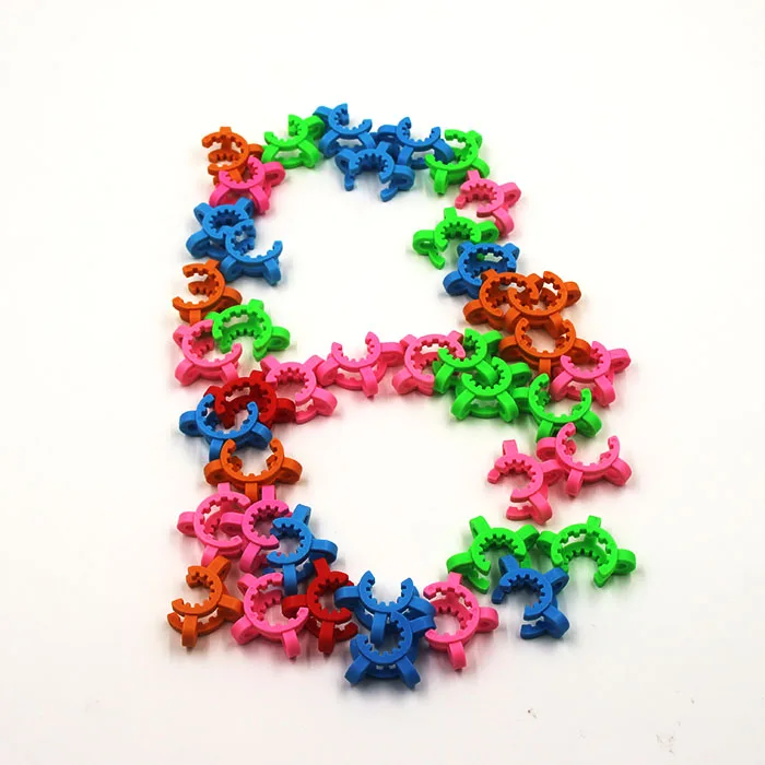 NY LA 10mm 14mm 19mm Plastic Keck Clip Laboratory Lab Clamp for Glass Hookahs | Дом и сад