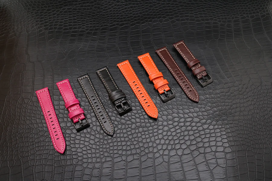 20 мм кожаный ремешок для Xiaomi Huami Amazfit Bip BIT Смарт-часы браслет для Xiaomi Amazfit ремешок из натуральной кожи ремень