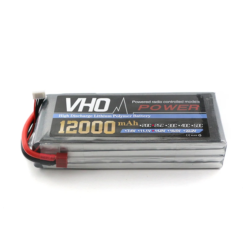 VHO 4S 14 8 В 12000 мАч 25c 2 шт. вал необитаемый машины HM литиевая Батарея для RC