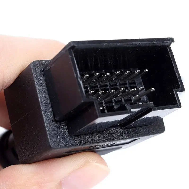 OBD 2 кабель для KIA 20 Pin до 16 OBD2 диагностический инструмент сканер Код считыватель