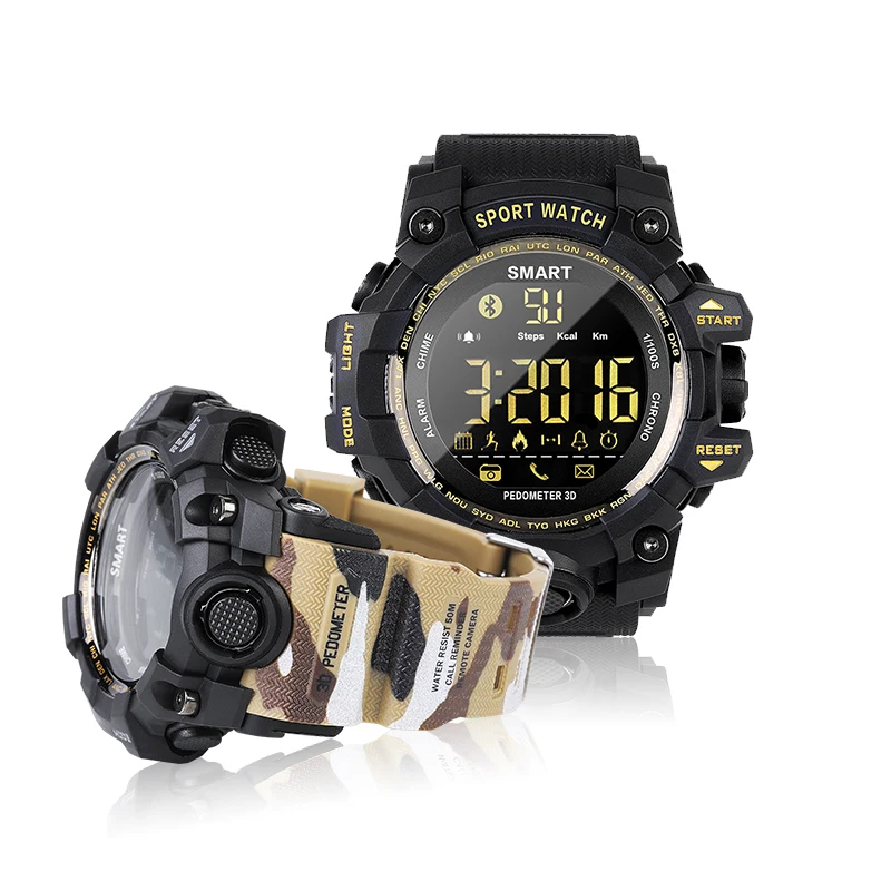 EX16S водонепроницаемые спортивные мужские Смарт-часы профессиональный