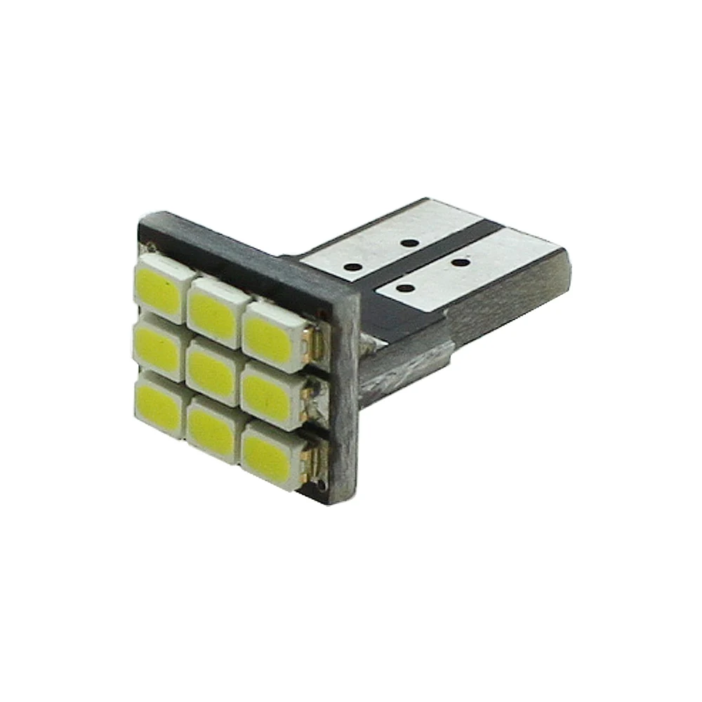 5 шт. T10 W5W 9 1206 SMD светодиодный Диод белого света DC 12V автомобильный купол для чтения