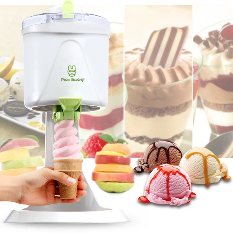 

Коммерческая электрическая машина для мягкого мороженого, 220 В, автоматическая машина для йогурта, Измельчитель льда непрерывного действия