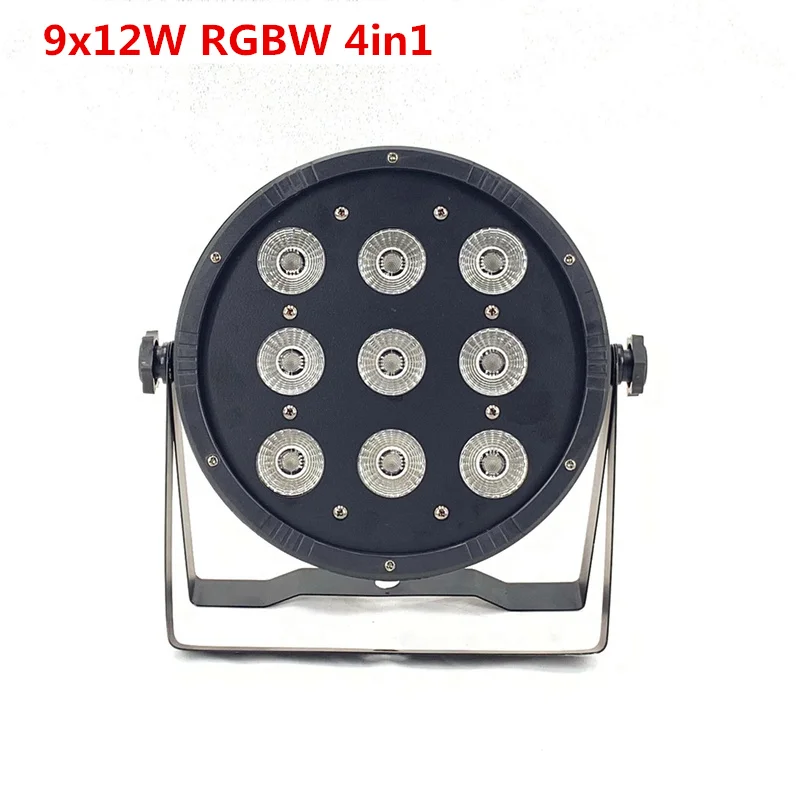 12x12 Вт RGBW 4в1 светодиодный par осветительное оборудование для ди-джеев Par светодиодный 12x9 Вт RGB 3в1 мыть светомузыка, DMX контроллер - Цвет: 9x12W RGBW 4in1