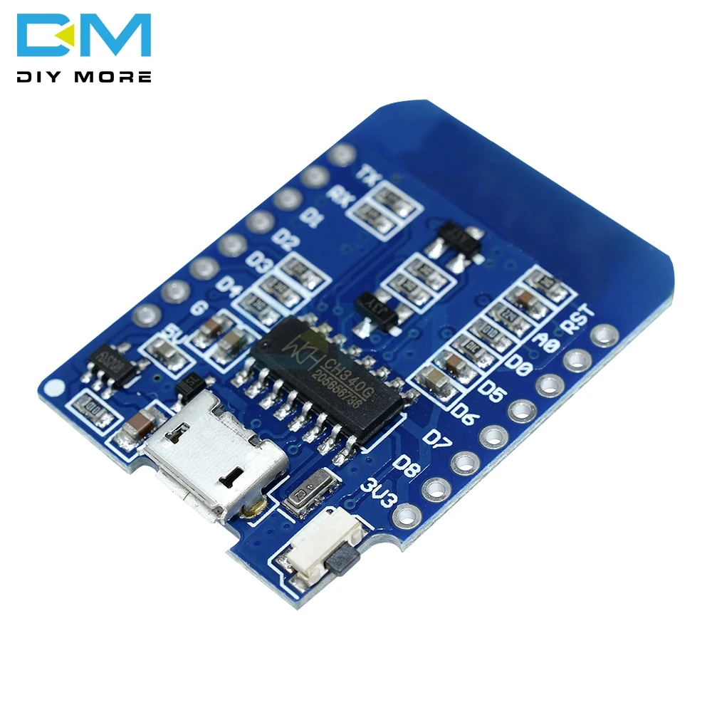 ESP8266 ESP-12 ESP-12F CH340G CH340 V2 V2.0 Micro USB WeMos D1 Mini wifi макетная плата D1 Mini NodeMCU IOT плата 3,3 В
