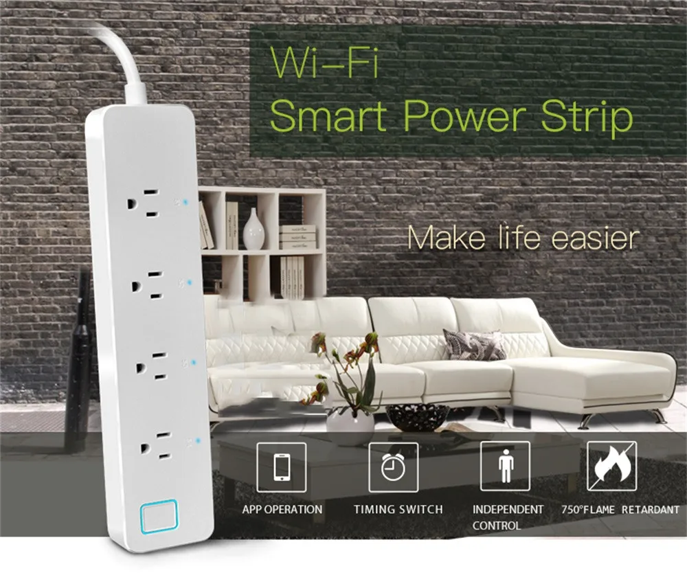 Умная розетка WiFi US Plug Switch для Amazon Alexa/Google Home App Control Timing Swich новинка 2019 #20 |