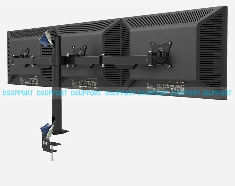 Сверхмощный Тройной ЖК экран светодиодный компьютер настольная подставка для