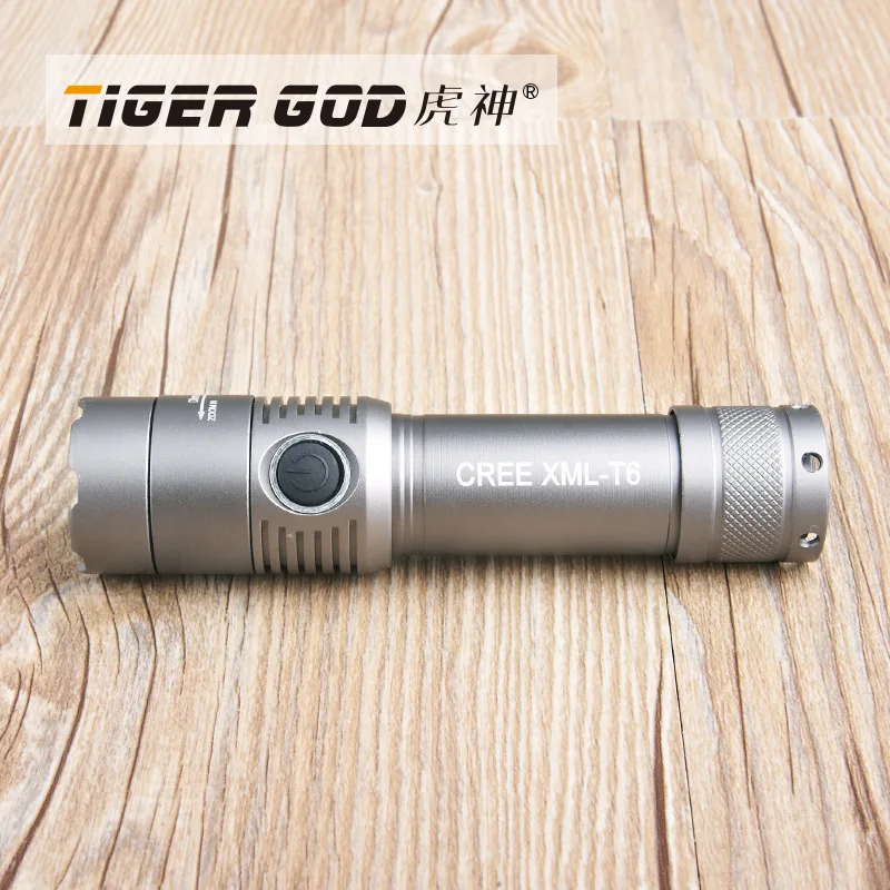 Тигра Бог HS S012 CREE T6 Фокусируемый фонарь мигающая лампа 1*18650 Батарея светодиодная