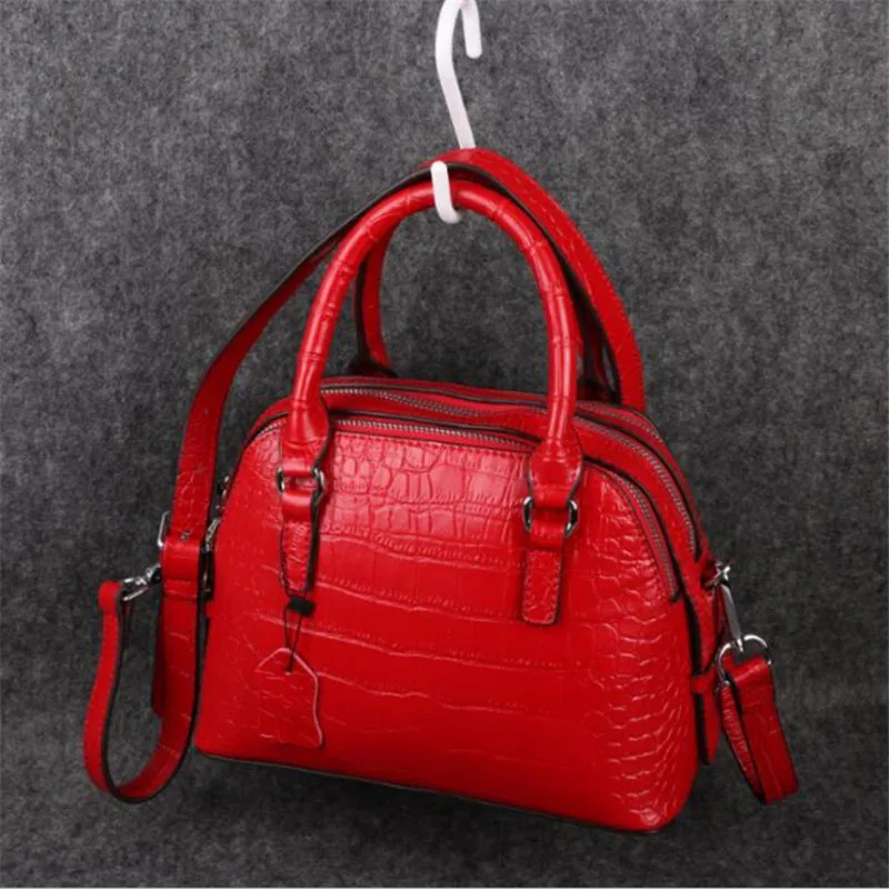 ALAVCHNV оригинальный дизайн Европа и США крокодиловый узор кожаная женская сумочка сумка на плечо 9080|Сумки с