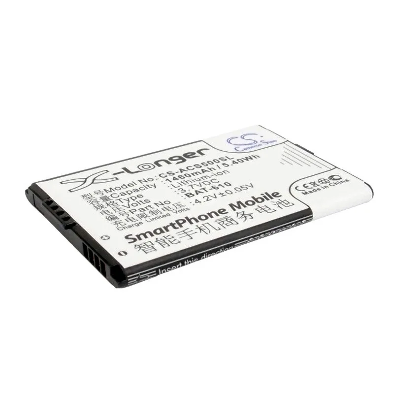 Iconstel CameronSino CS ACS500SL 3 7 В 1460 мАч аккумулятор для Acer CloudMobile S500 BAT 610 комплект литий