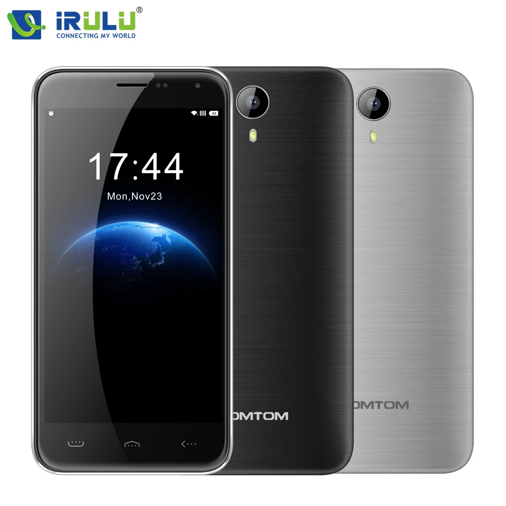 iRULU Original Homtom HT3 Mobile Phone Smartphone Android 5.0 Inch MTK6580 Quad Core 3000mAh 1GB RAM 8GB ROM SIM Cell Phones | Мобильные