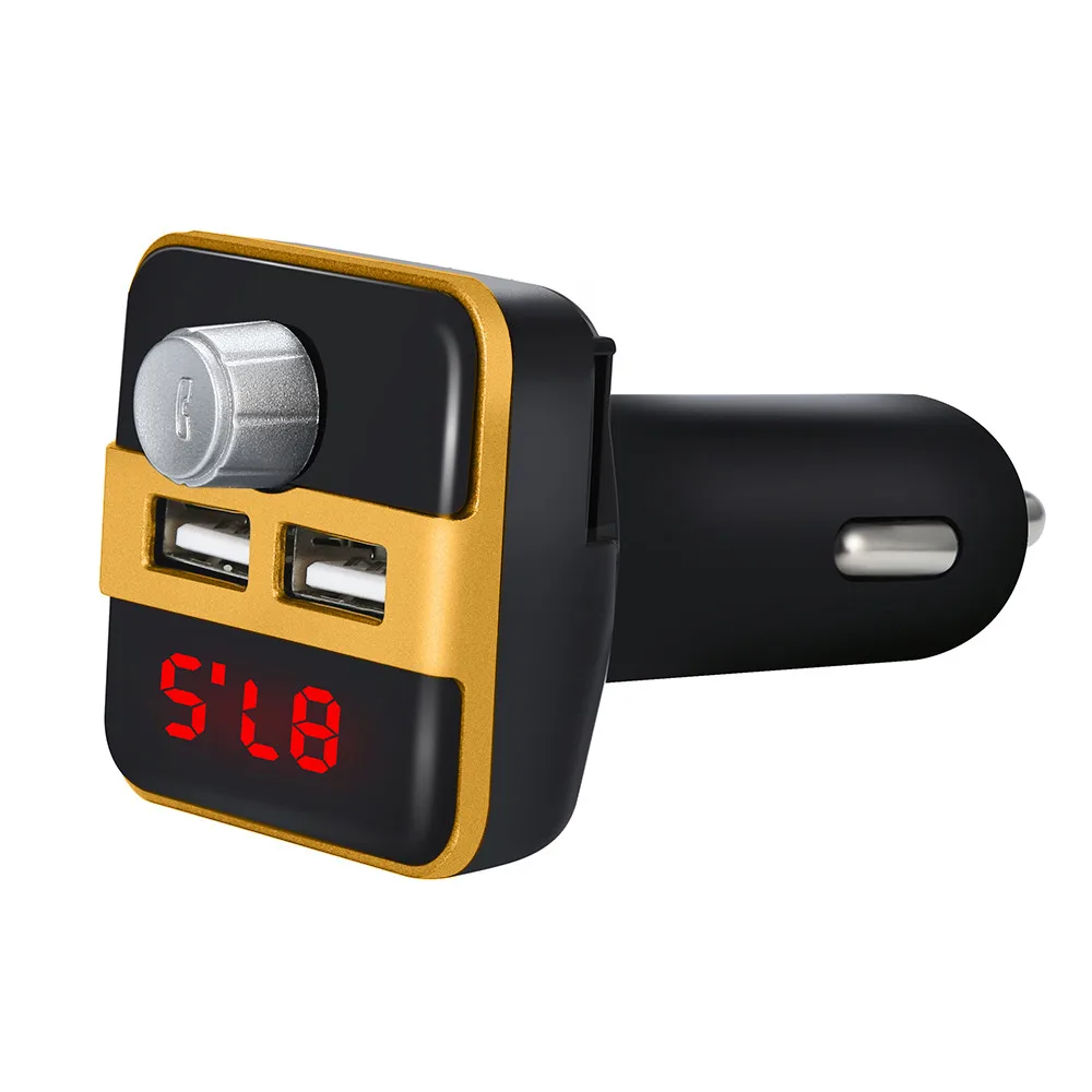 Беспроводной Bluetooth Автомобильный MP3 плеер fm передатчик радио LCD 2 USB Hands Call