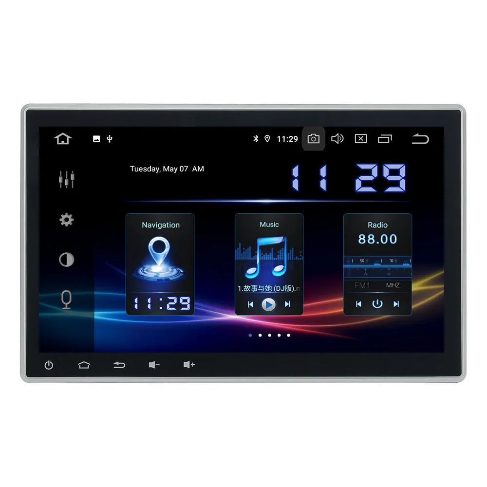 Автомагнитола 1 Din стерео GPS универсальная головная магнитола для toyota Nissan KIA