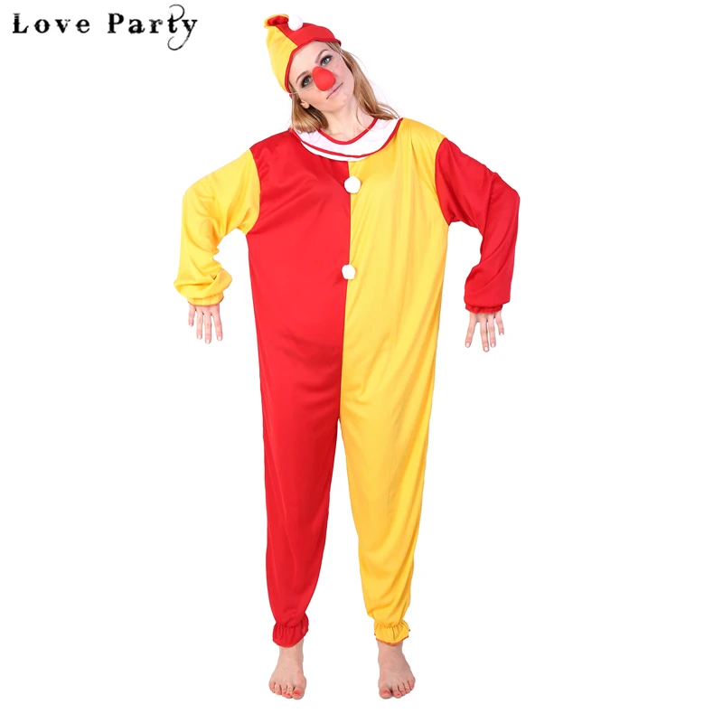 Cosplay Anime Women Circus Magic Show Clown Costume Christmas Adult Womens Variety Funny Party Jumpsuit Halloween Accessories |