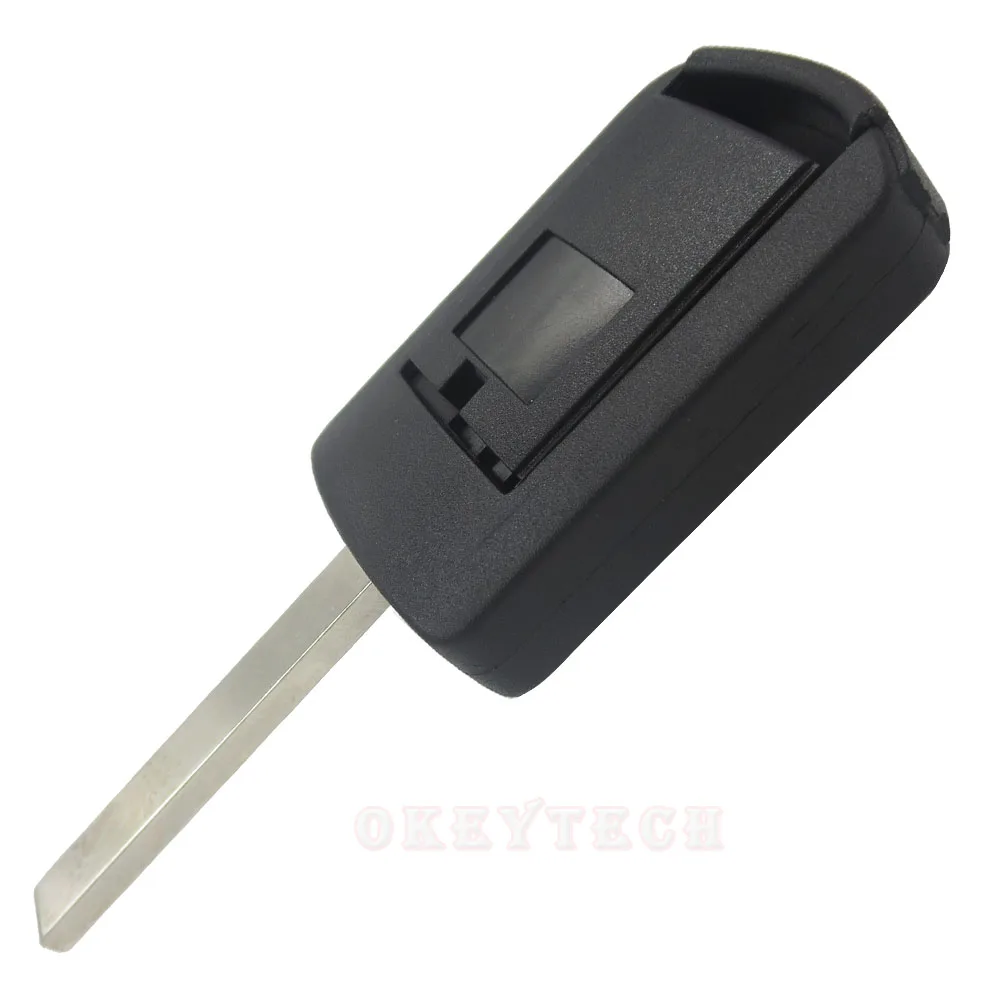 Чехол для автомобильного ключа с 2 кнопками чехол Opel Vauxhall Corsa vectra c astra h Meriva omega zafira