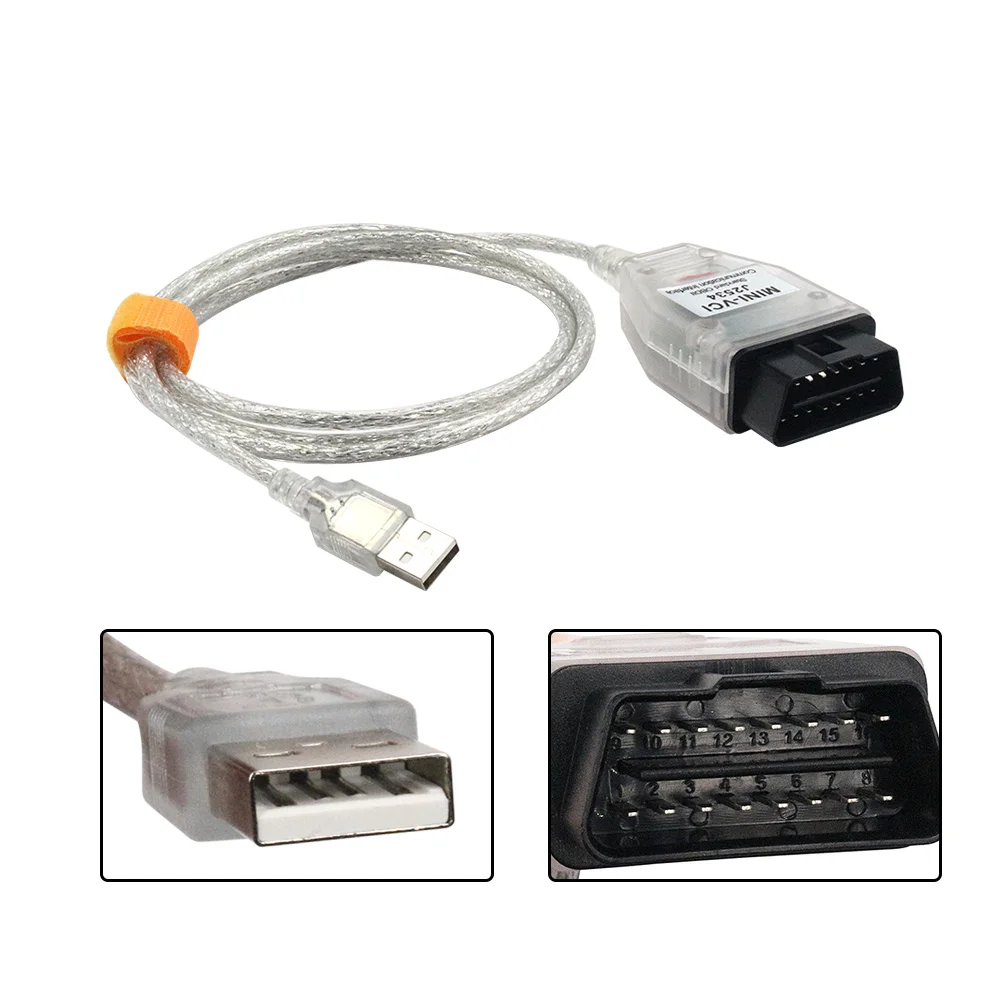Новейший интерфейс V15.00.028 MINI VCI для TOYOTA TIS Techstream MINI-VCI FT232RL Chip J2534 OBD2 Диагностический