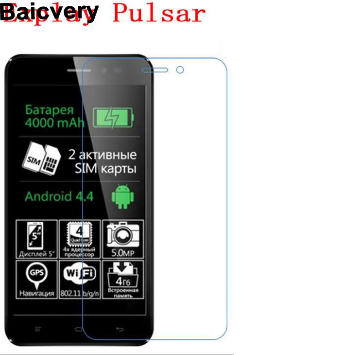 Нано взрывозащищенное мягкое стекло прозрачная защитная пленка для Explay Pulsar (не