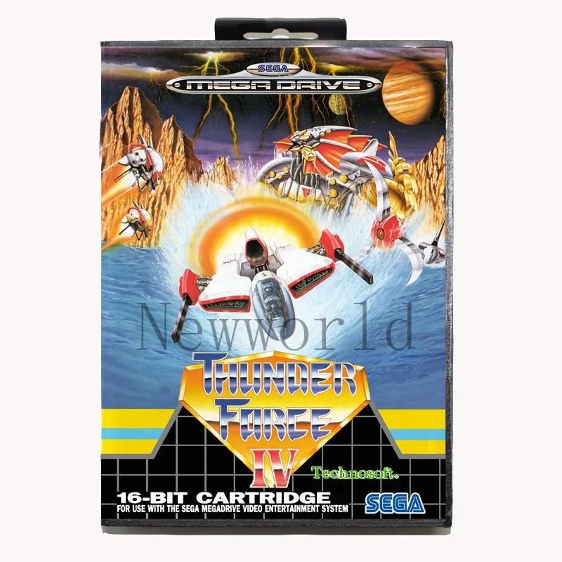 Сила грома 4 16 бит для Genesis MD игровая карта с коробкой Sega Mega Drive | Электроника