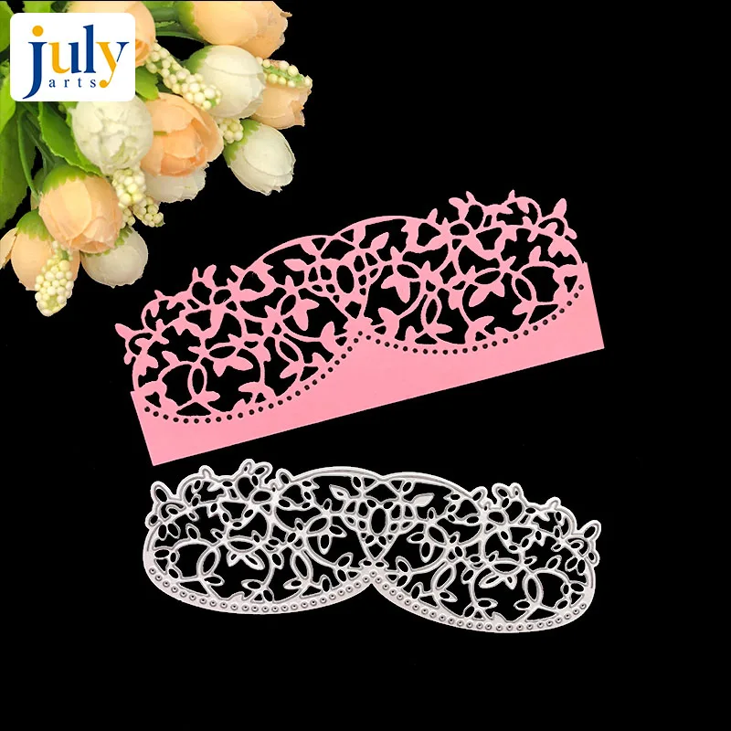 

Julyarts Lace Edges Metal Cutting Dies For DIY Borders Scrapbooking Die Album Embossing Paper Cards Decorative Crafts