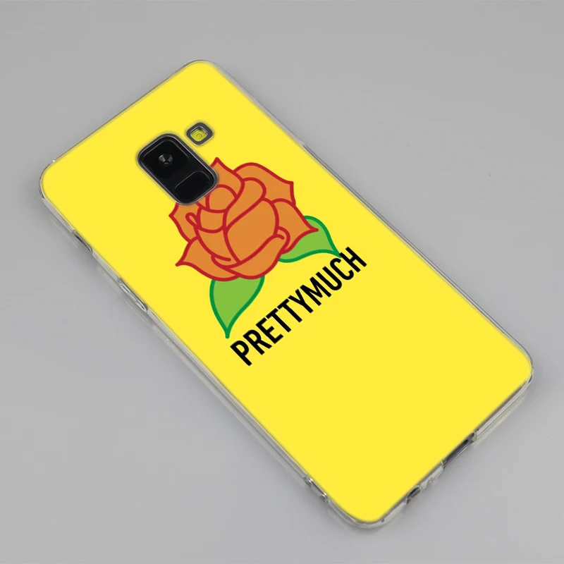PrettyMuch Band Силиконовый чехол для Samsung Galaxy A50 A30 A10 A40 A6 A8 плюс A20 E A5 A7 2018 2017 2016