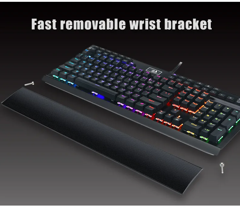 Эргономичный дизайн Проводная K550 USB игровая 8 светодиодный механическая