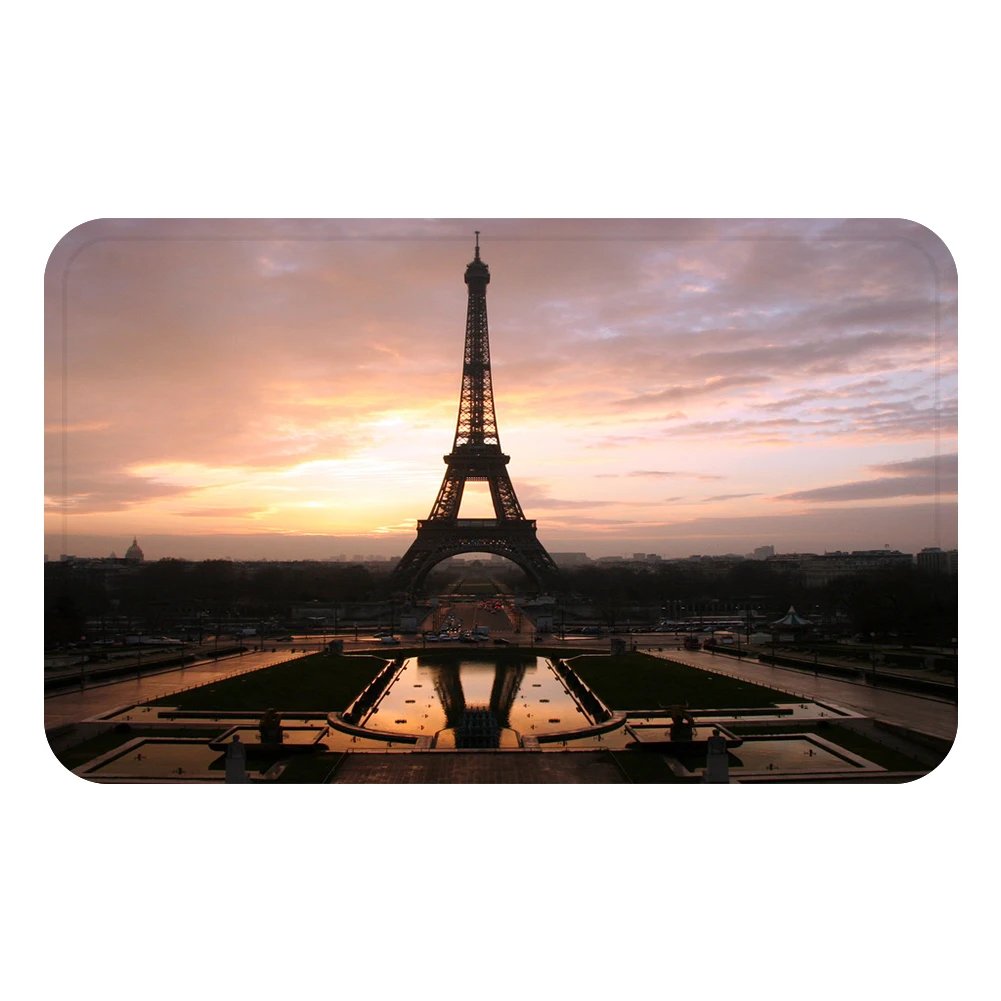 Paris the Tower Wonder Scenic Mat Bath Carpet Decorative Anti-Slip Mats Room Car Floor Bar Rugs Door Home Decor Gift | Дом и сад