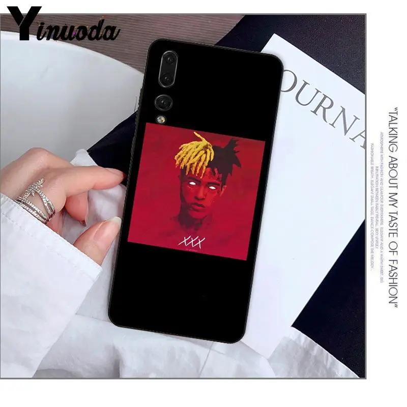 Yinuoda Rap singer XXXTentacion TPU Мягкий силиконовый черный чехол для телефона Haiwei P9 P 10 Plus P20 Pro