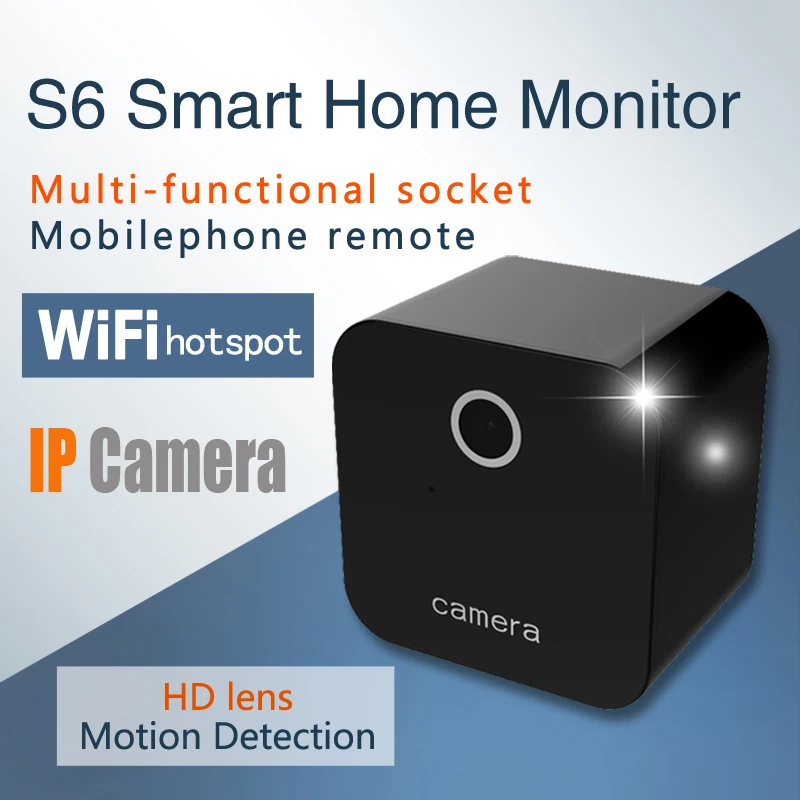 Ip камера S6 Wifi мини HD 1080 P ночного видения Видео аудиокамкодер маленький рекордер