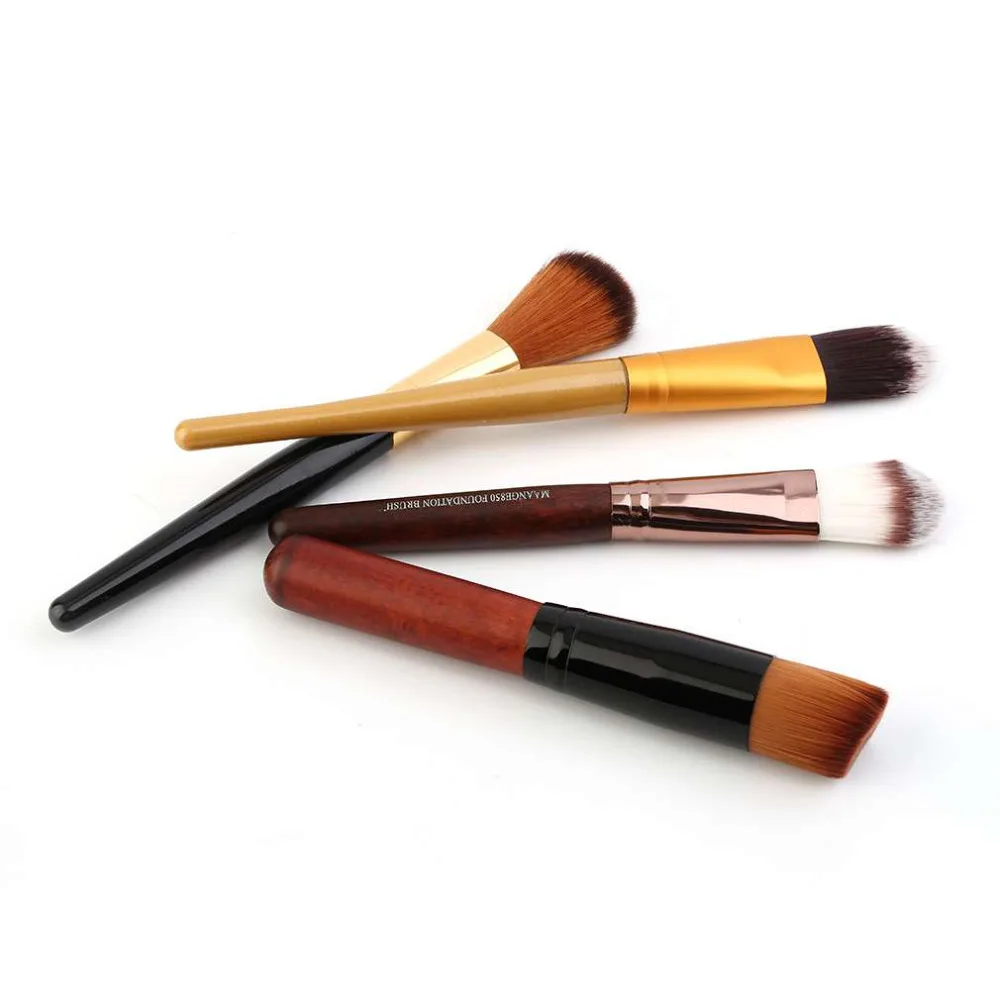 7Pcs brushes set Women Lady Flat Makeup Brushes Sets Kit Facial Beauty Cosmetic Foundation Blush Make up Brush Cosmetics Tools | Красота и