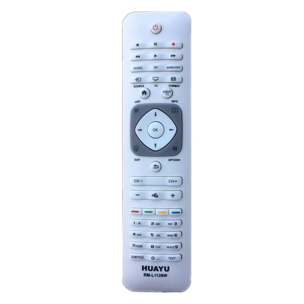 RM L1128W пульт дистанционного управления для Smart Philips led TV с 3D кнопками замена RC400