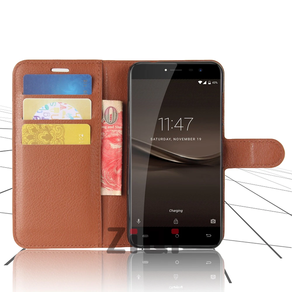 ZiQi New For Cubot R9 R 9 5.0'' Dinosaur Case Luxury Flip Leather Stand PU Cover Shell |
