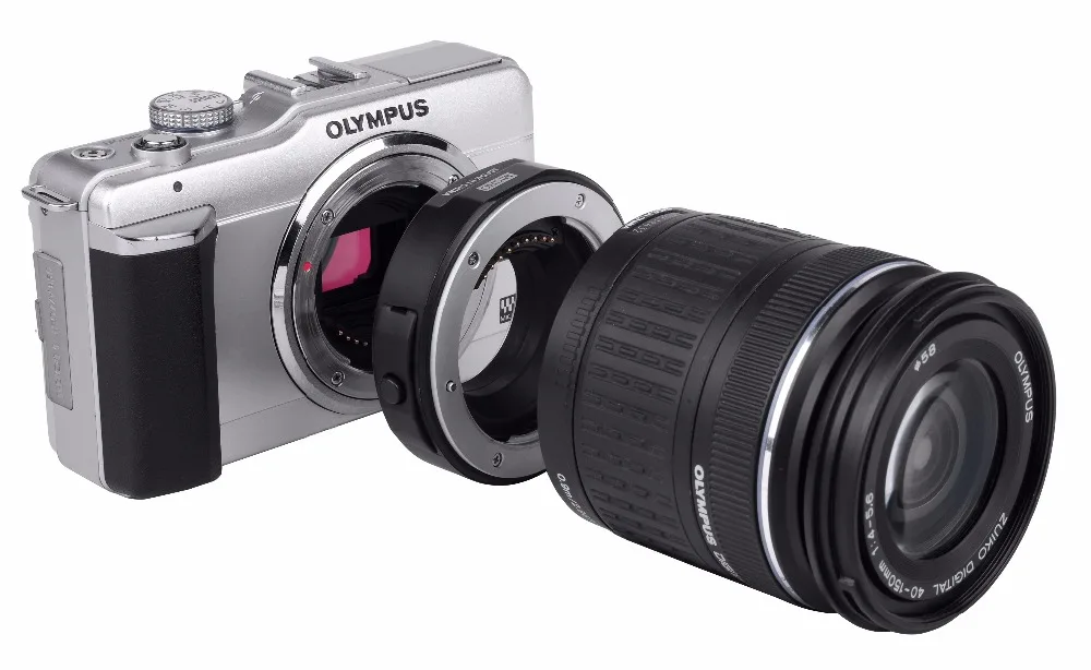 

Amopofo JY-43F Auto Focus AF Adapter 4/3 lens to Olympus M4/3 E-P1 MMF-1 Black