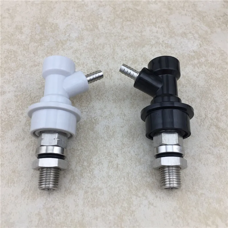 19/32-18 Ball Lock Post with 1/4inch NPT Bulkhead - Liquid and Gas kit Quick Disconnect Bar Accessories | Дом и сад