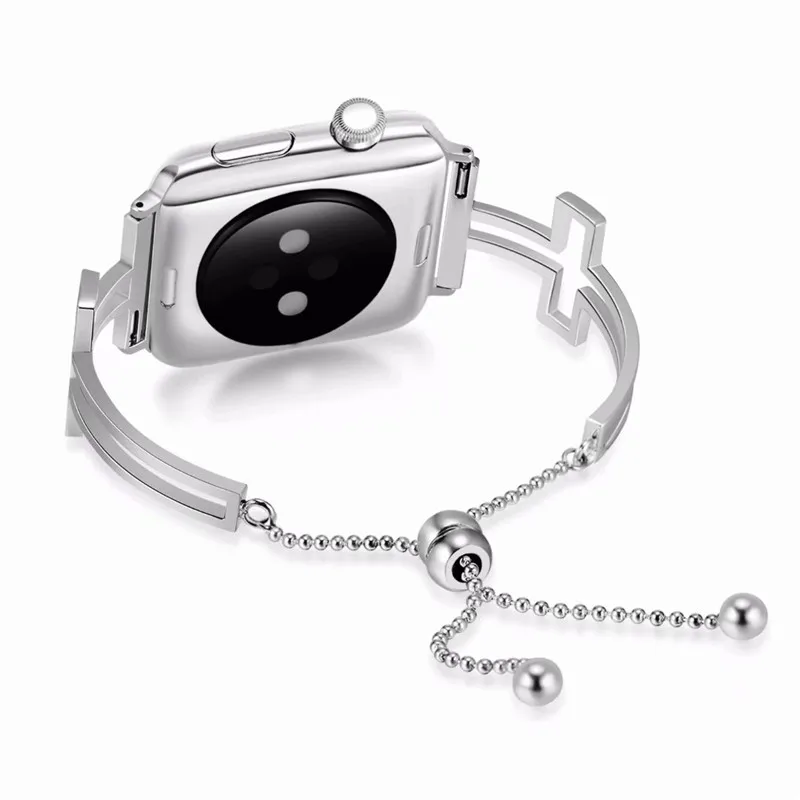 Браслет Correa с металлической пряжкой для Apple Watch Band 38 мм 42 Металлический Стальной