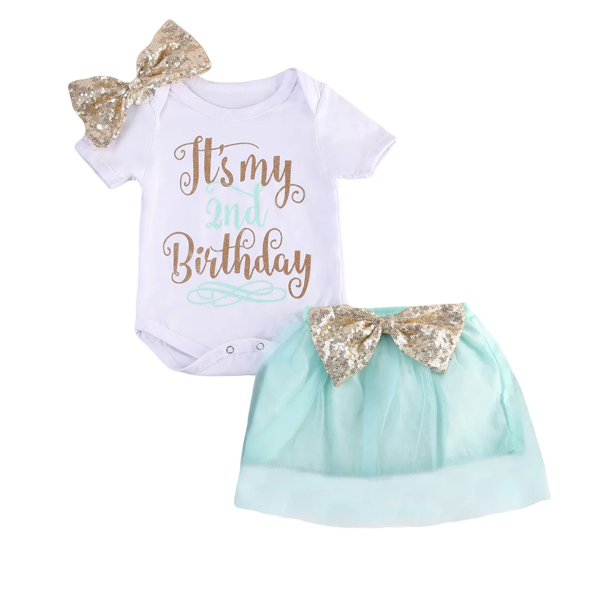 Одежда для новорожденных девочек на день рождения хлопковый комбинезон + мини