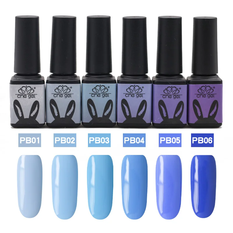 6 шт. косметический Гель-лак для ногтей маникюрный набор СВЕТОДИОДНЫЙ УФ-Гель-лак