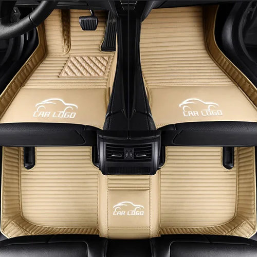 beige Автомобильные коврики для Lexus IS 200t 250 300H 350 LX570 GX460 GS300 RX200T RX350 NX200T ES 250 CT200H Противоскользящий ковер из искусственной кожи - Название цвета: beige