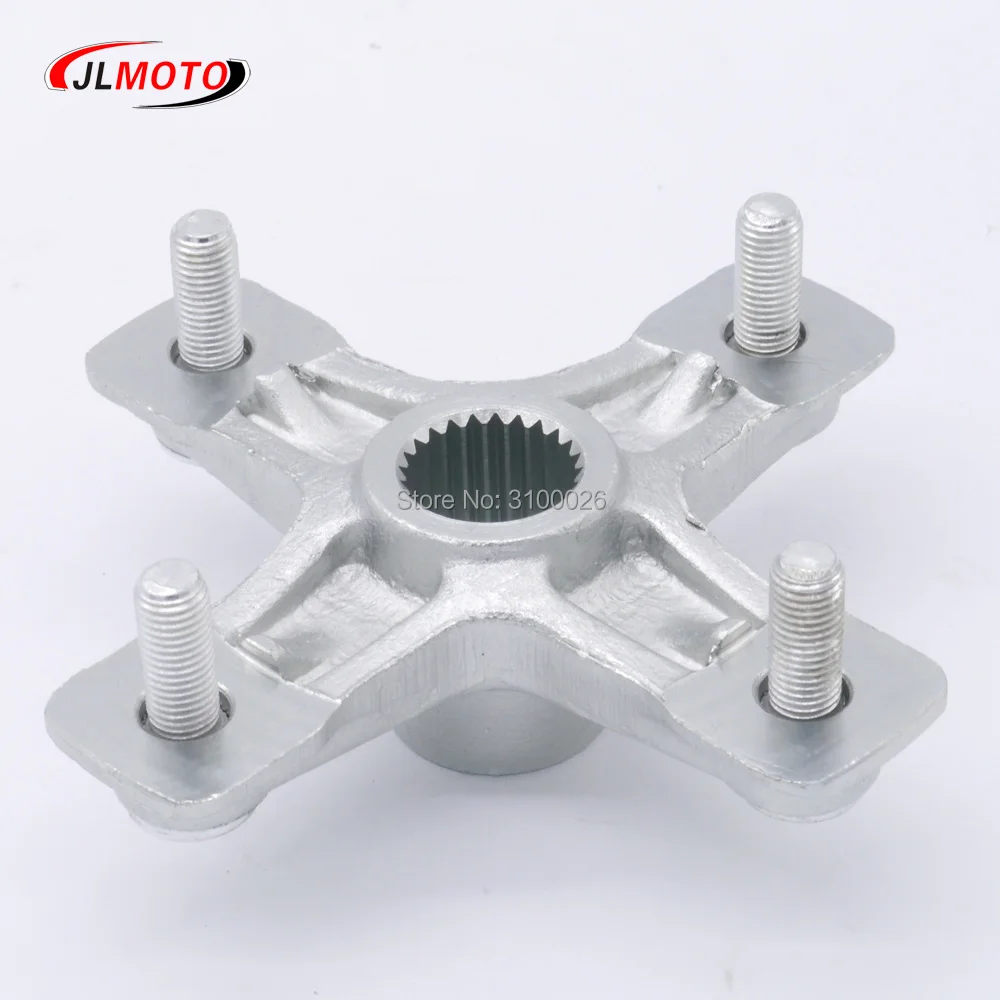 Ступица заднего моста 4 * M10, 115 мм, 24 т, подходит для Motoland 250s, YAMAHA RAPTOR ATV YFM 350 450 660 700 Mikilon Rapide 250S 1PE-F53K0-00
