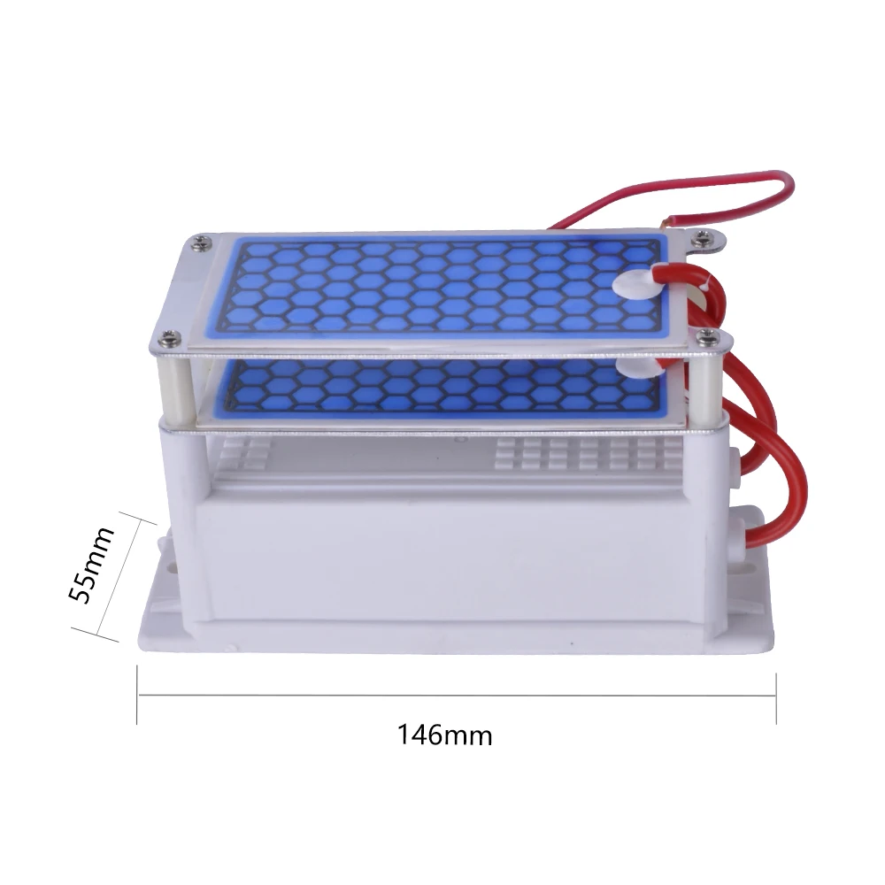 

Brisk Portable Ceramic Ozone Generator Double Integrated Ceramic Plate Ozonizer Air Water Air Purifier Parts 220V/110V 10g 02